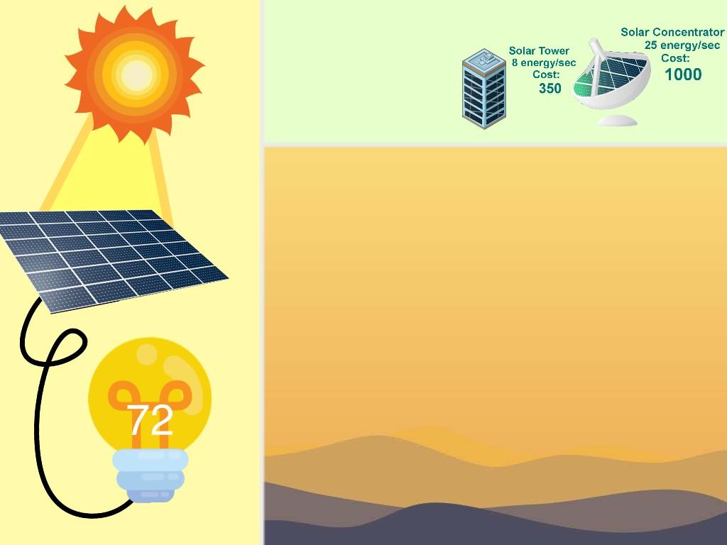 Solar Power Clicker