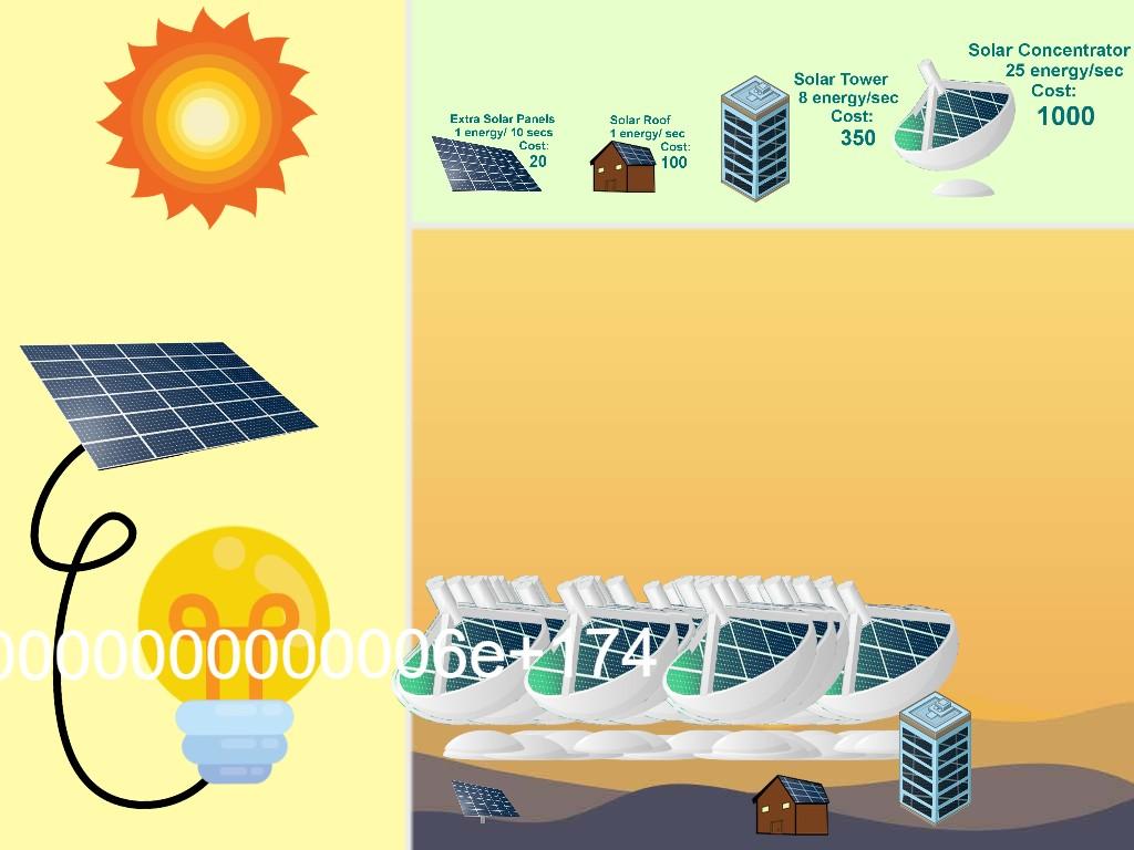 Solar Power Clicker