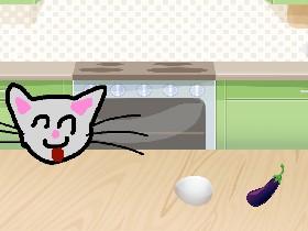 Does Cat like the egg?