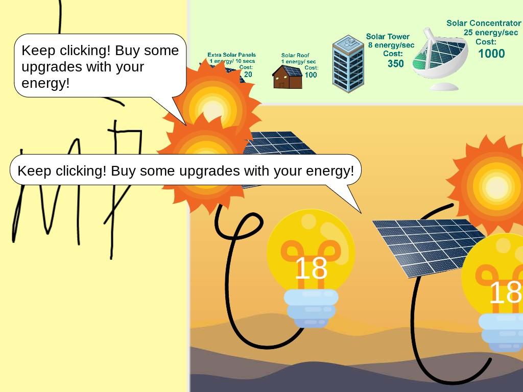 Solar Power Clicker