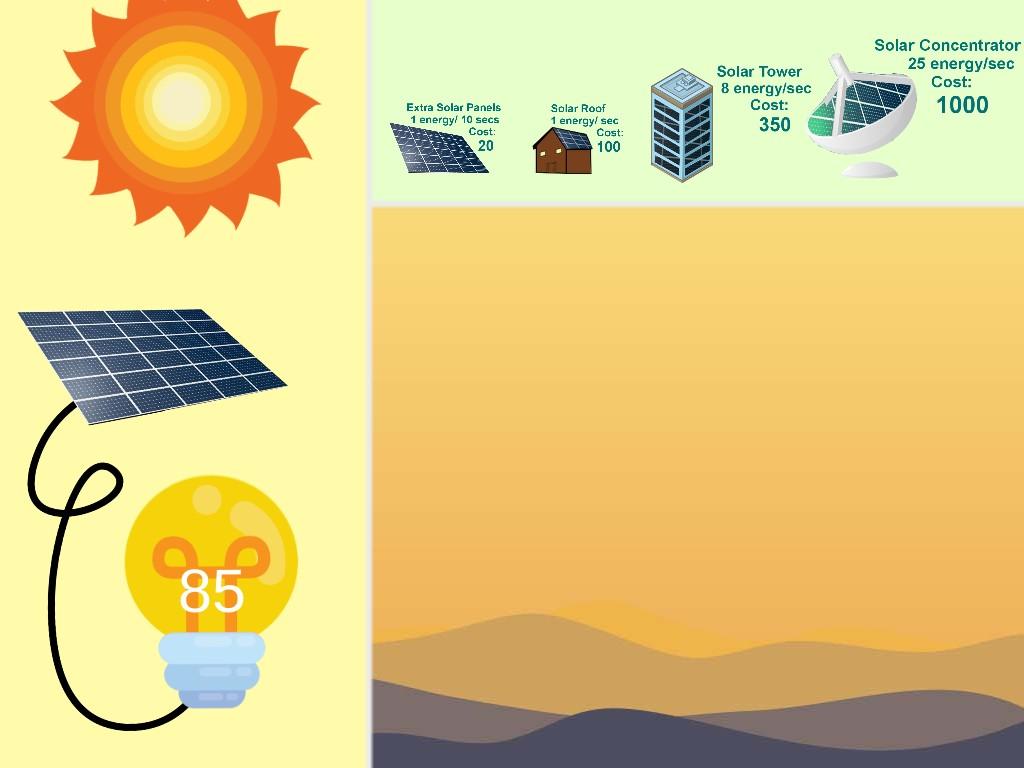 Solar Power Clicker