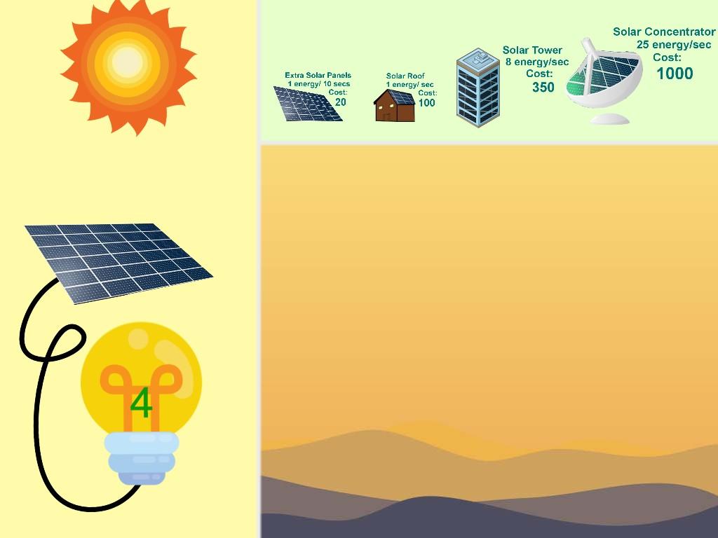 Solar Power Clicker