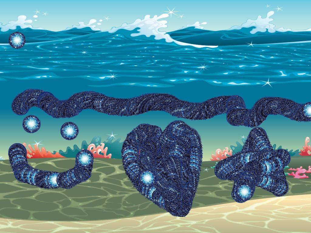 sparkly ocean