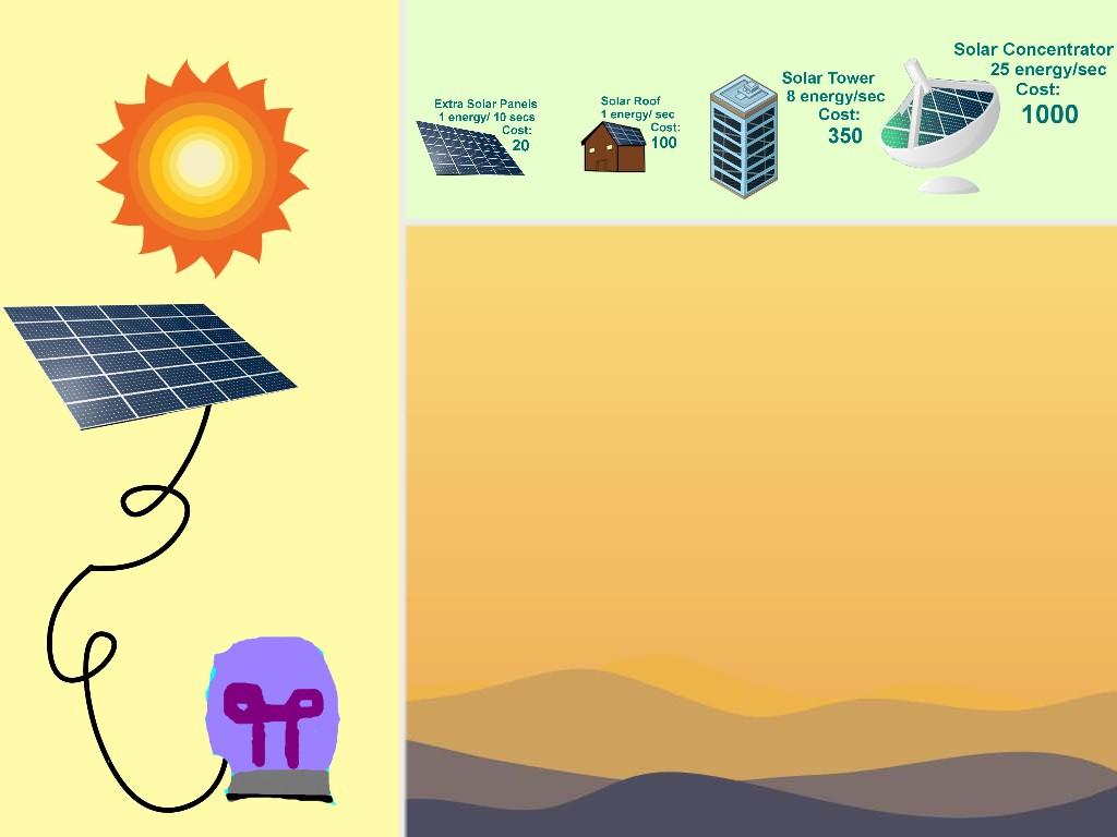 Solar Power Clicker
