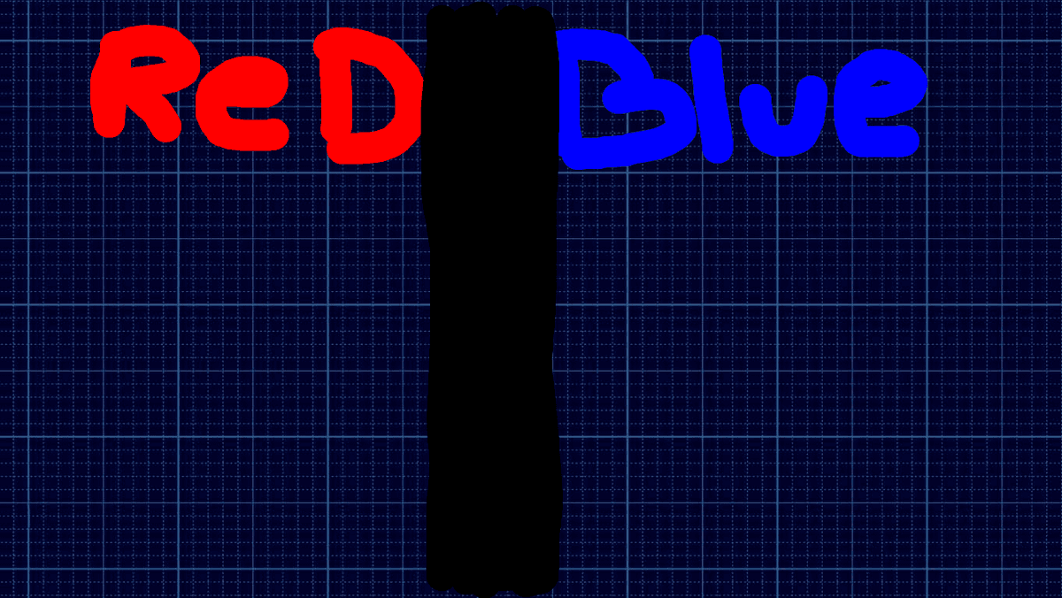red vs blue show down