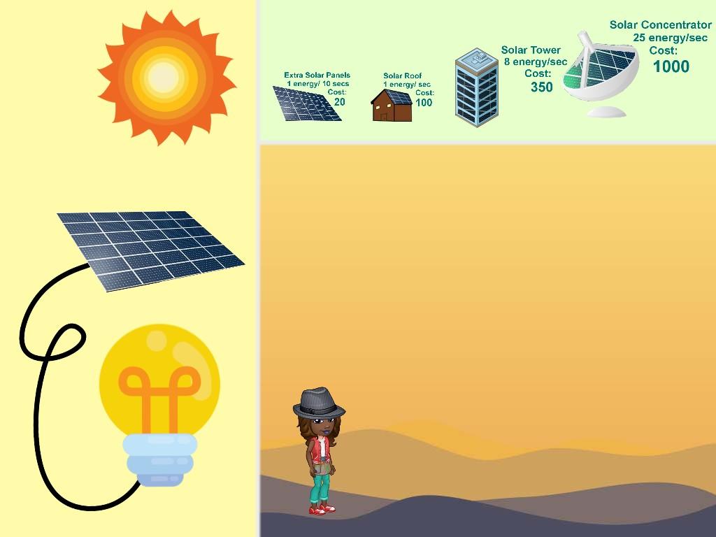 Solar Power Clicker
