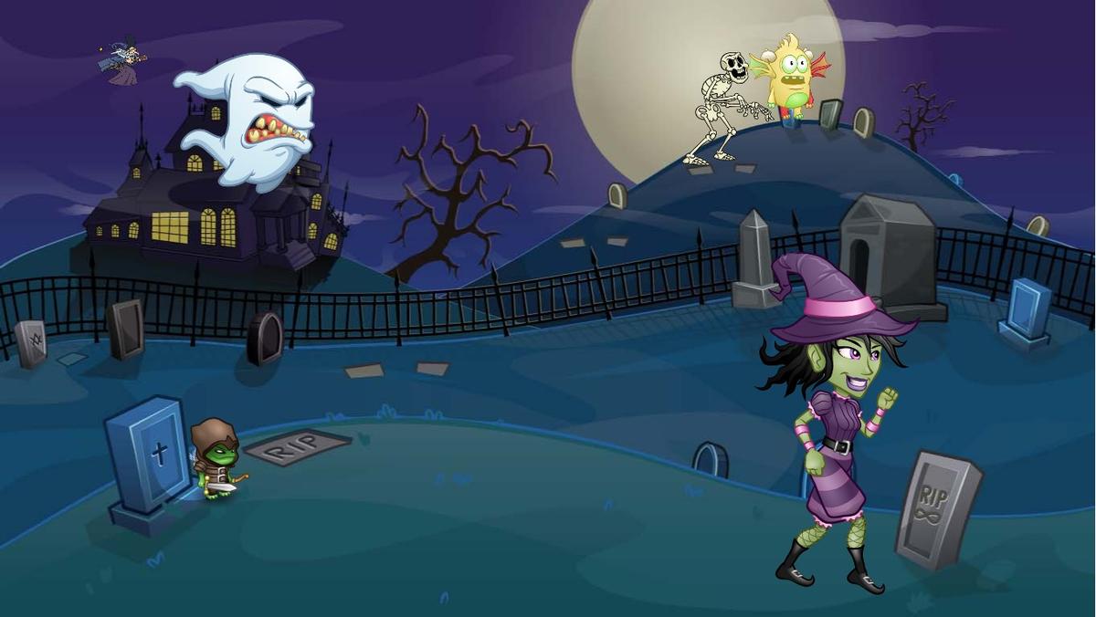 spooky monster party