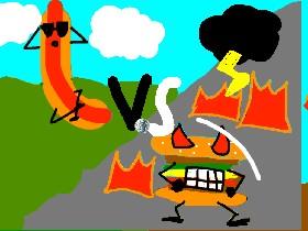 Sawsage vs Hamburger 1