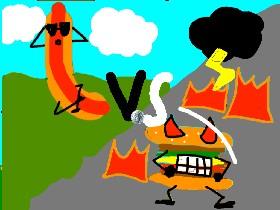 Sawsage vs Hamburger 1