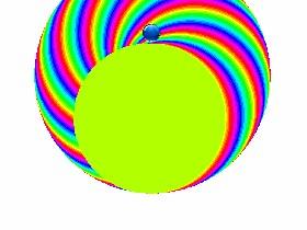 Rainbow ball