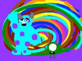 Mike Wasowski and Elsa - copy