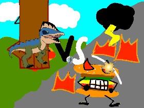 Sawsage vs Hamburger 1 1