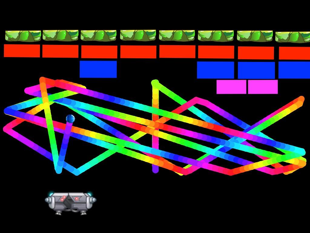 Rainbow Atari Breakout!