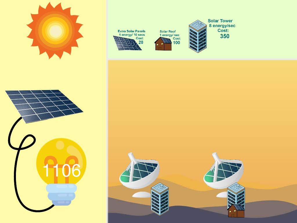 Solar Power Clicker