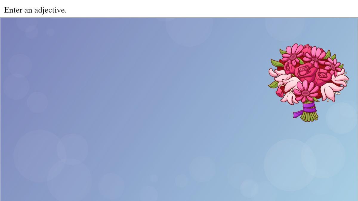 Mother's Day Mad Libs