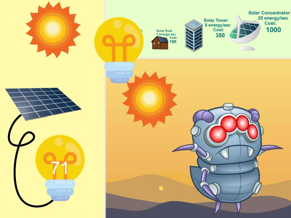 Solar Power Clicker