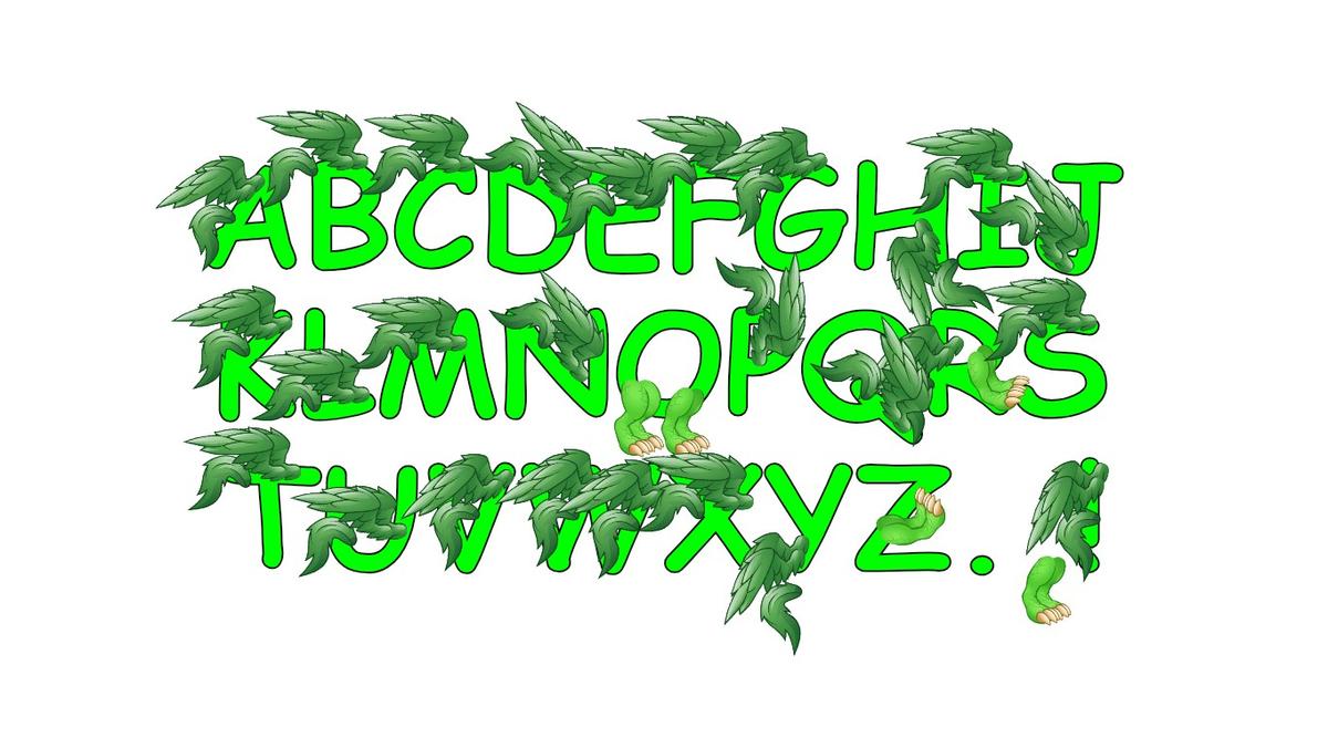 Dragon alphabet