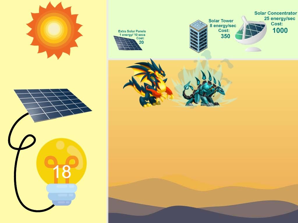 Solar Power Clicker