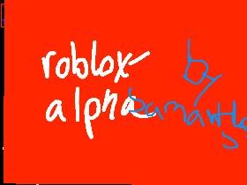 ROBLOX Alpha  1