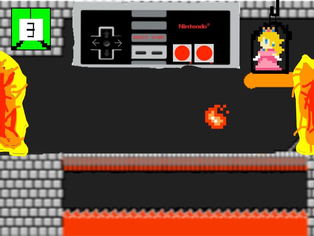 Super Mario Bowser battle