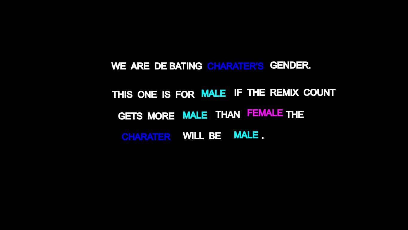 gender debating---male