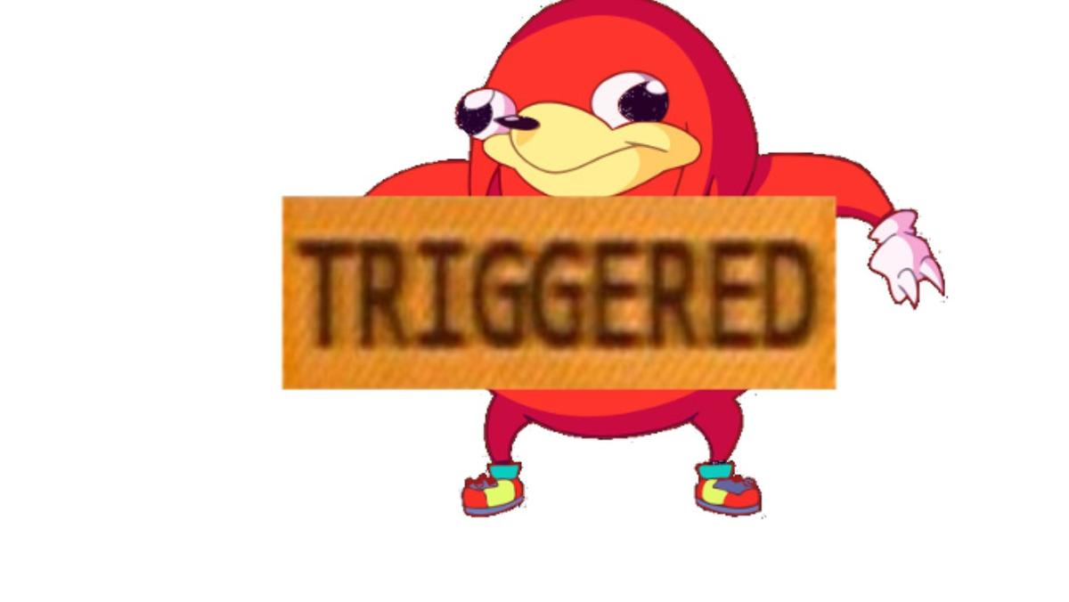 Triggered Ugandan Knuckles