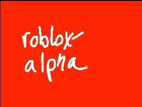 ROBLOX Alpha  1