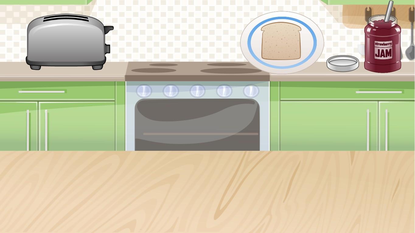 cooking toast!