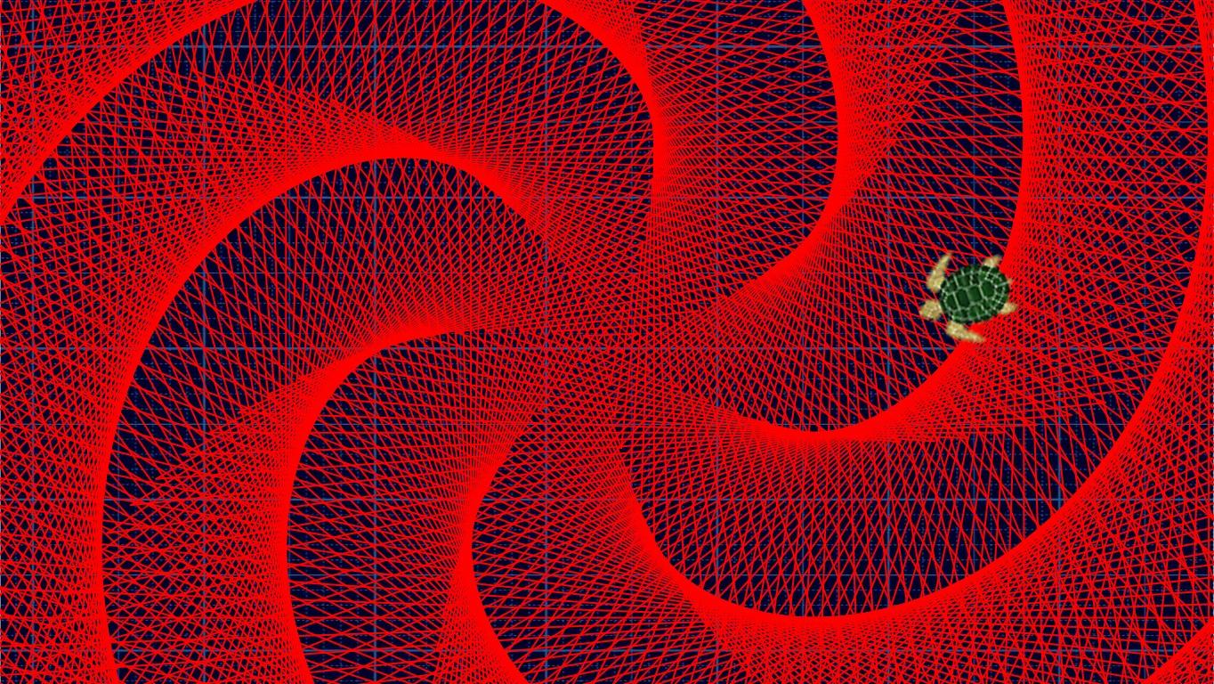 Spiral Triangles [red]