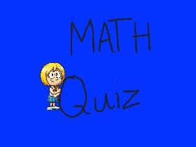 MATHS QUIZ