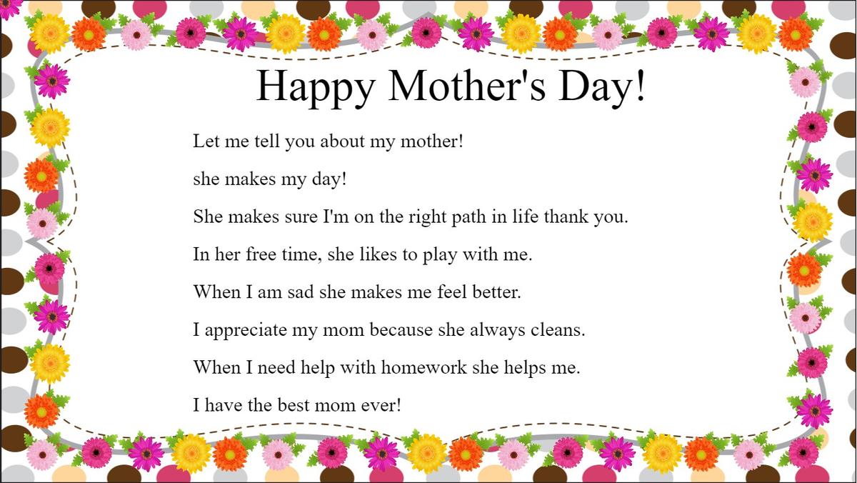 Happy Mothers Day