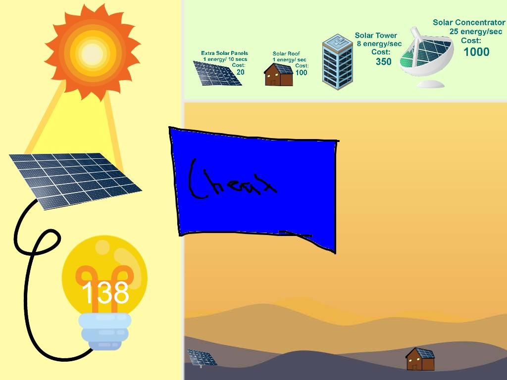 Solar Power Clicker
