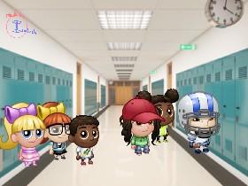 High School Corridor