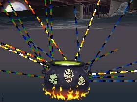 spooky burst art