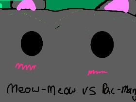 meow meow vs pac-man two player