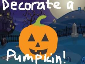 Decorate A Pumpkin!