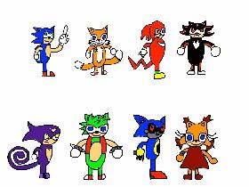 Sonic Characters 