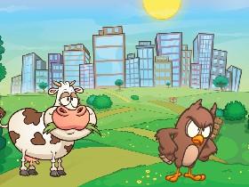 angery bird and moo the cow joke
