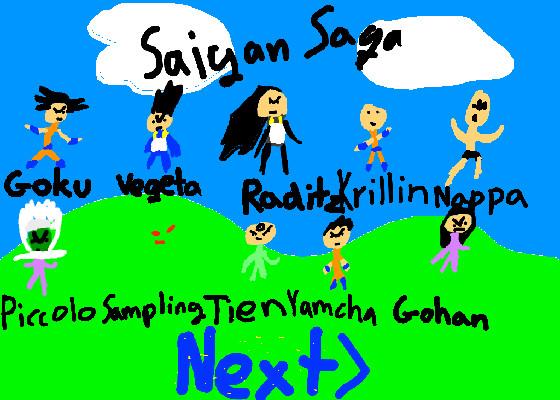 DBZ Sagas Saiyan to Frieza