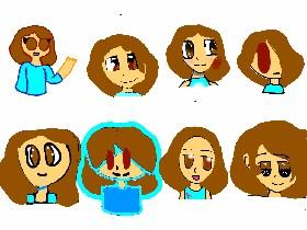 My oc in different styles