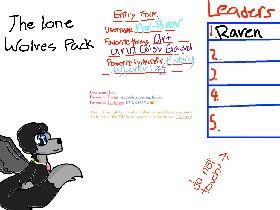 Lone wolves pack entry