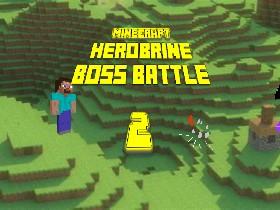 minecraft herobrine boss battle 2  very slow wich yo 