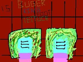 #15 buger king foot lettuce