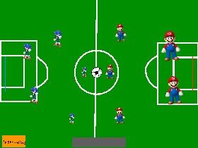 Sonic v Mario soccer og