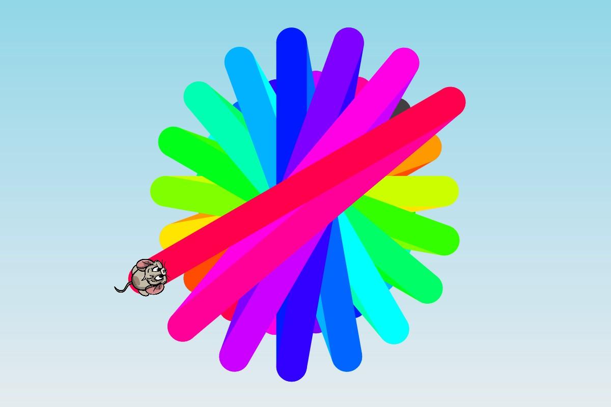 rainbow snowflake