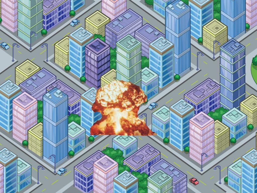 bomb the city