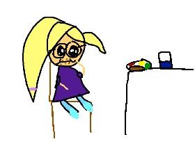 me when i eat(real me)