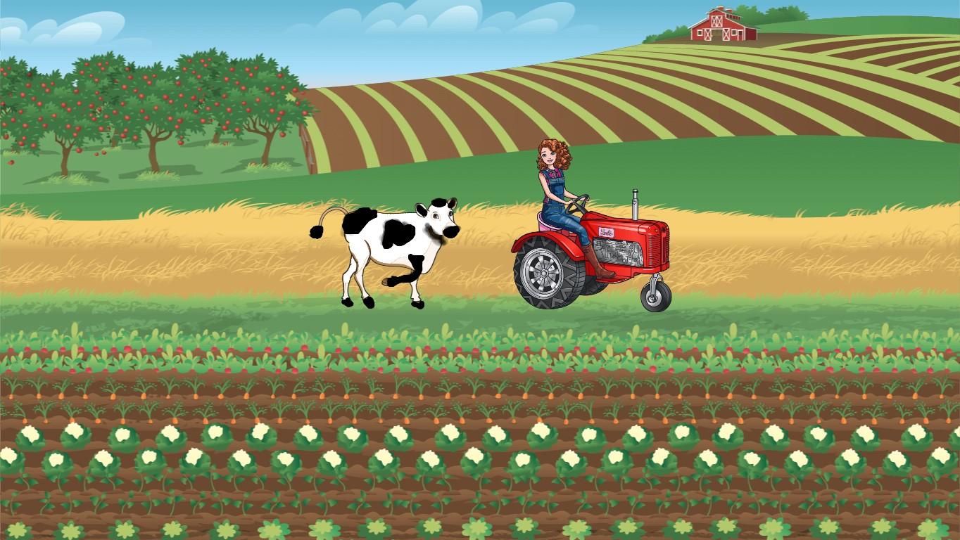 Tractor & Cow