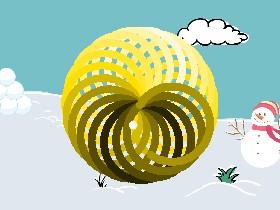 Snow spirals - candy swirls