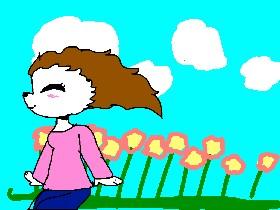 Flowing Hair Animation 1